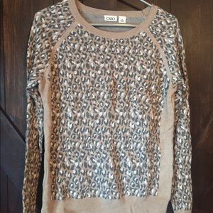 Animal print sweater